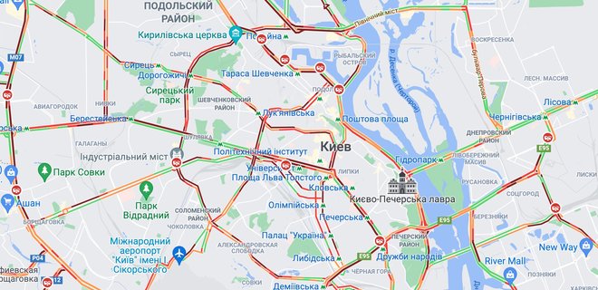 Google Maps ограничили в Украине две функции - Фото