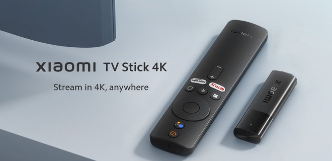Xiaomi випустила медіаплеєр Xiaomi TV Stick з 4K та Android TV 11 - Фото