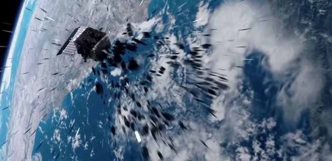 Российский спутник был уничтожен на орбите по неизвестным причинам, образовались обломки - Фото