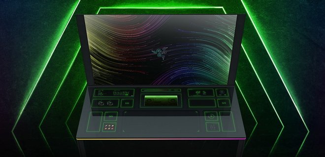Razer показала компьютерный стол из фантастических фильмов - Фото