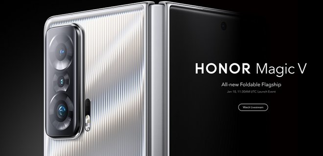 Складной флагман Honor Magic V за $2200 представлен официально  - Фото