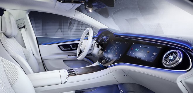 Mercedes-Benz оснастит люксовые электрокары футуристическими сенсорными экранами LG - Фото