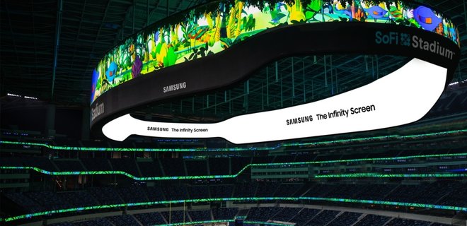 Samsung создала в США самый крупный в мире экран для стадиона – видео - Фото