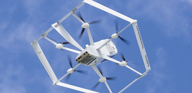 Amazon почне доставляти посилки за допомогою дронів - Фото