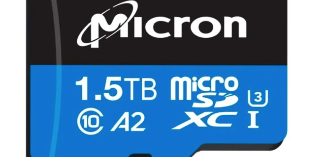 Micron представил первую в мире карту памяти microSD на 1,5 ТБ - Фото