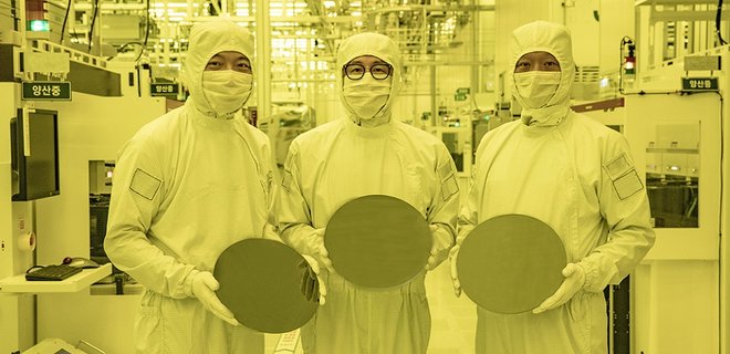Samsung начала производство более малых чипов: они имеют 3-нанометровую основу - Фото