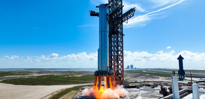 SpaceX успішно випробувала прискорювач ракети Super Heavy для корабля Starship – відео - Фото