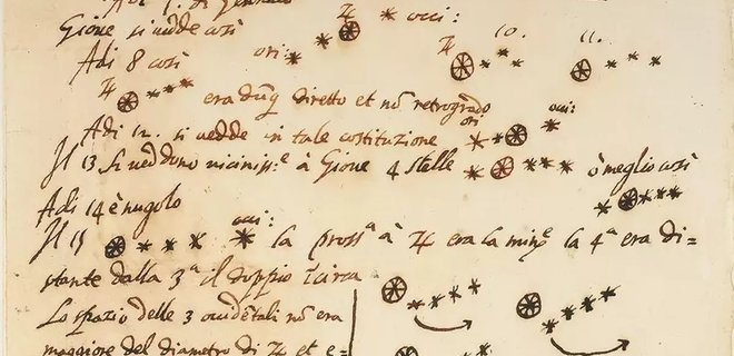 Вчені виявили, що рукопис Галілея, датований XVII століттям, є підробкою - Фото