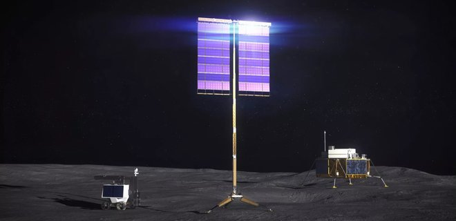 NASA обрало три компанії, які збудують на Місяці сонячні електростанції - Фото