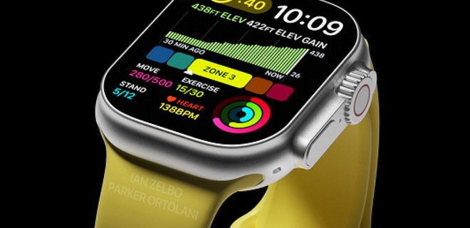 У мережі з'явилися перші концепт-зображення майбутніх Apple Watch Pro - Фото