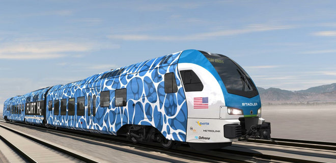 В США запустят первый водородный пассажирский поезд в 2024 году - Фото