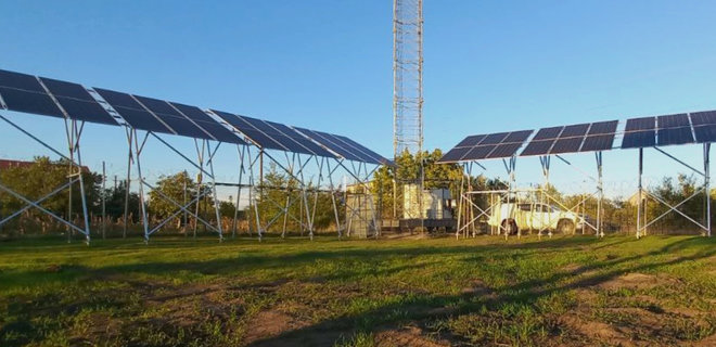 lifecell запустив першу базову станцію на сонячних батареях - Фото