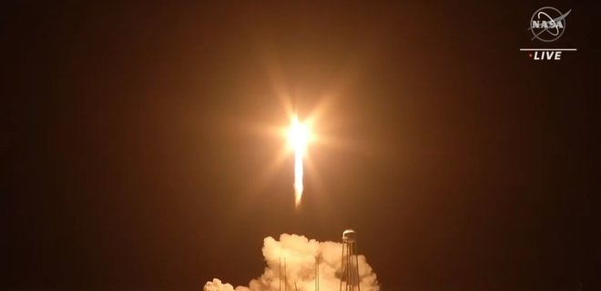 В космос запустили ракету Antares с украинскими компонентами – видео - Фото