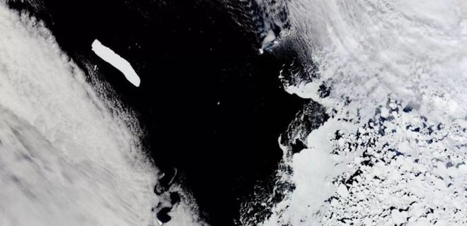 NASA показало фото обломка крупнейшего айсберга длиной 135 км – он скоро должен растаять - Фото