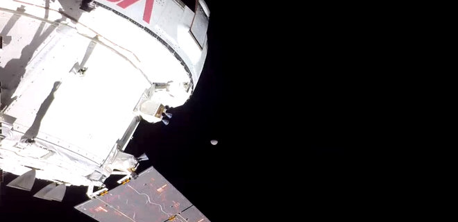 Луна попала в объектив камеры корабля миссии Artemis 1 – фото - Фото