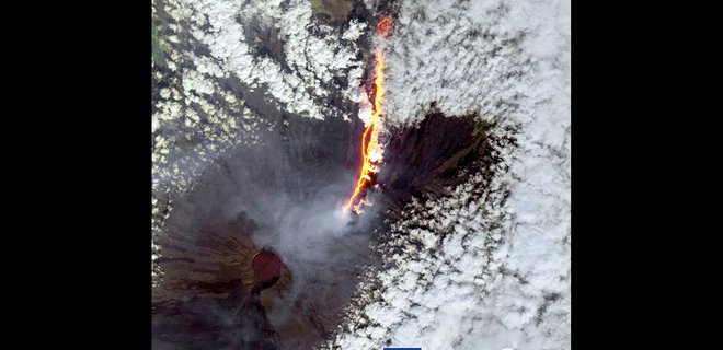 Супутник зафіксував виверження вулкана на Гаваях – фото з космосу - Фото