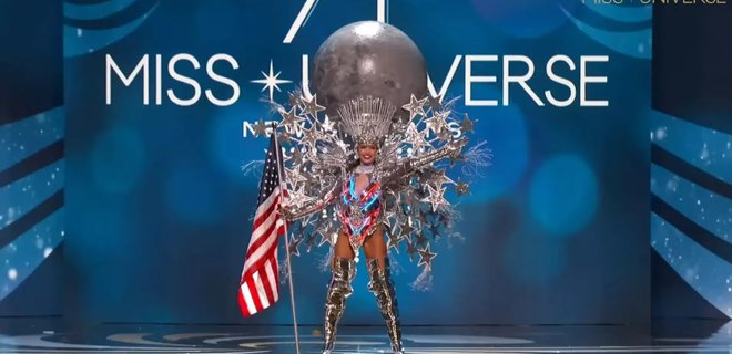 Представительница США на конкурсе Мисс Вселенная-2023 показала костюм с Луной в честь NASA - Фото