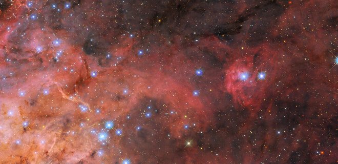Який вигляд має скупчення блакитних зірок у сусідній галактиці – фото телескопа 