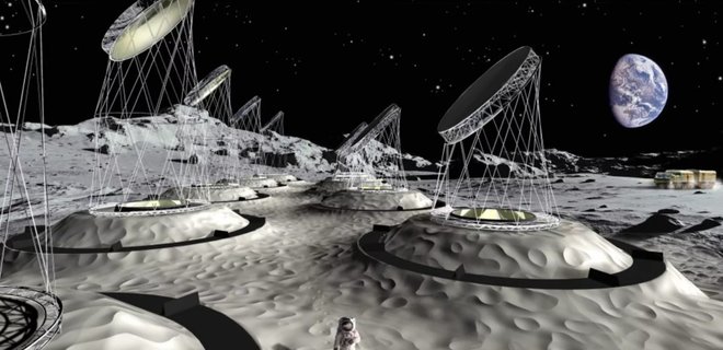 Архитекторы создали проект автономной базы на Луне, рассчитанной на 32 человека - Фото