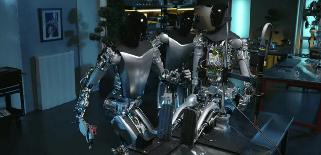 Tesla показала, как роботы Optimus собирают других роботов – видео - Фото