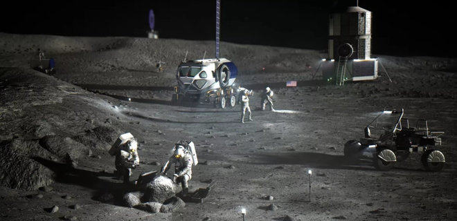 NASA может построить несколько баз на Луне вместо одного лагеря на полюсе - Фото