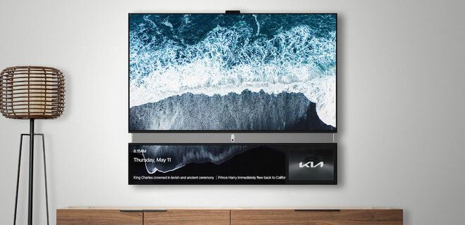 В США презентували безкоштовний телевізор з двома екранами. На другому постійна реклама - Фото