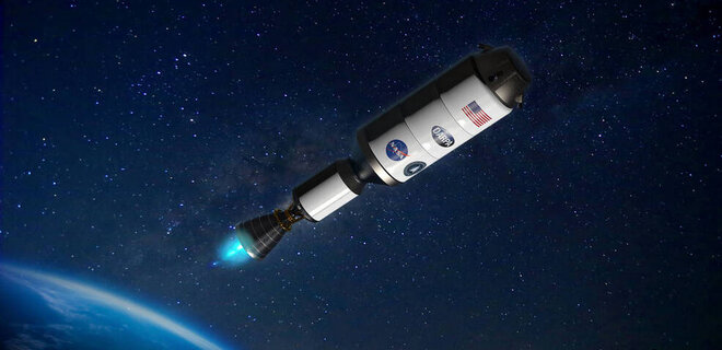 NASA сделает ракету с ядерным двигателем для полетов на Марс - Фото