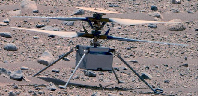 Марсіанський дрон Ingenuity ледь не розбився під час польоту - Фото