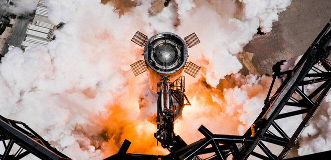 SpaceX показала, як проходили випробування ракети-носія Super Heavy – фото - Фото