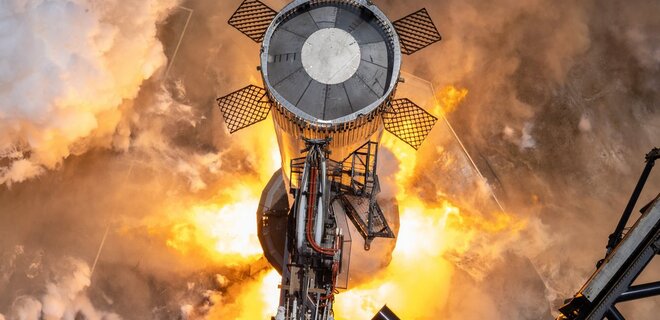 SpaceX опублікувала фото з другого випробування Super Heavy. Спрацювали всі двигуни - Фото