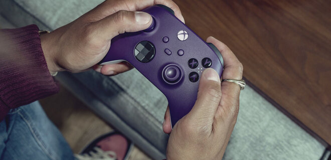 Microsoft представила новую окраску контроллера Xbox – Astral Purple - Фото